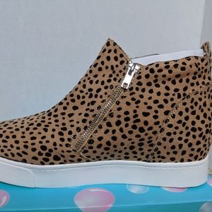 NIB Taylor high top sneakers leopard Sz 11
